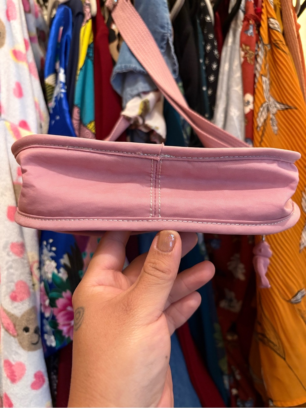 Kipling | Small Finlay Crossbody Bag | Pink - Picture 9 of 16